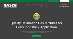 Desktop Screenshot of gascogas.com