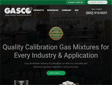 Tablet Screenshot of gascogas.com